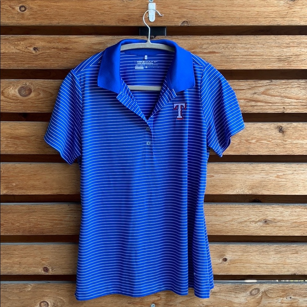 Women’s Nike Dry Fit Golf Polo | Texas Rangers